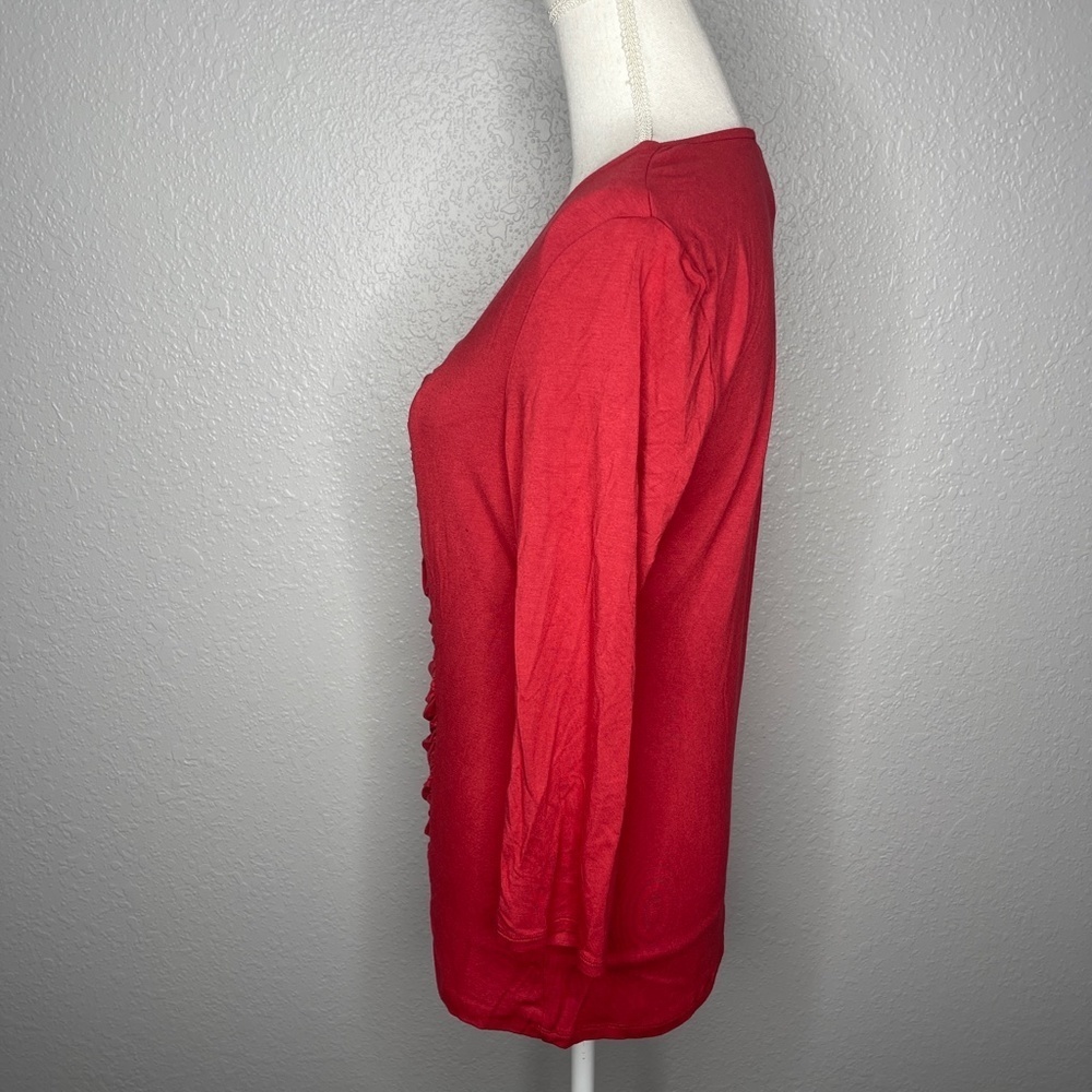 Grace Elements Top With Ruching - image 3